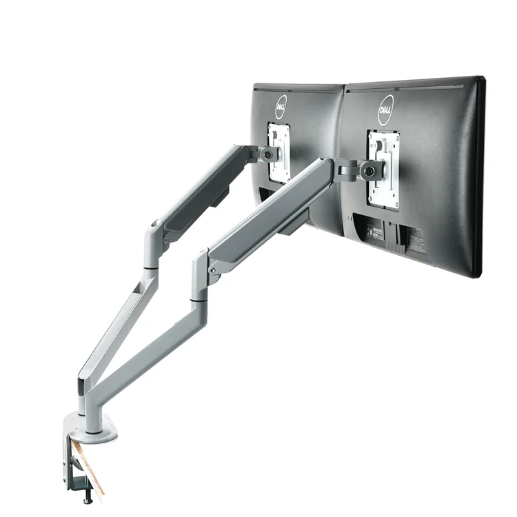 
Newest Gas Spring Desk Mount Computer Laptop Adjustable Holder And Lcd Dual Monitor stand Arm 
