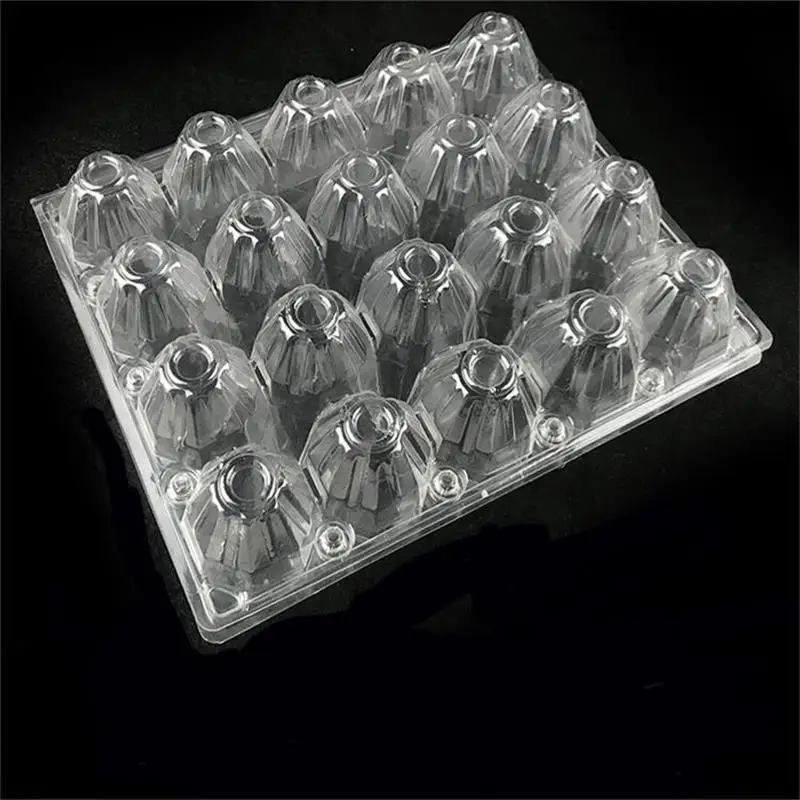 
Hot Sell Retail Clear Pvc Custom Holes Plastic Clamshell Blister Egg Tray Packaging 