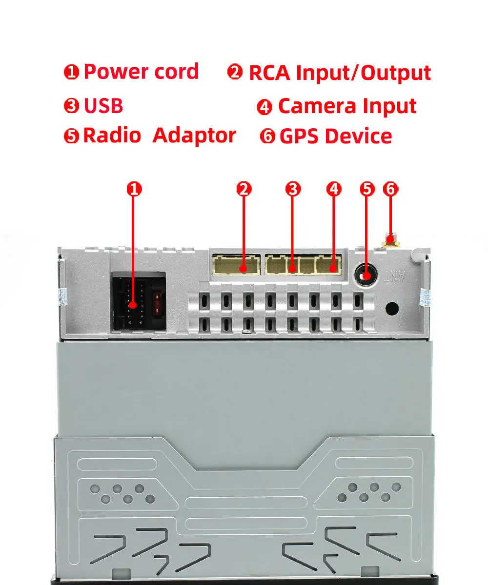 Universal 1din Car Android Radio Retractable Screen 7 Inch Car Dvd Player GPS Amplifier DSP-Car MP5 Stereo Bt/Wifi/Carplay
