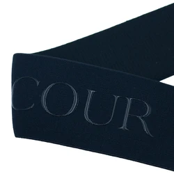 Custom DTM soft nylon polyester woven elastic band anti slip silicone printing branding elastic tape for waistband