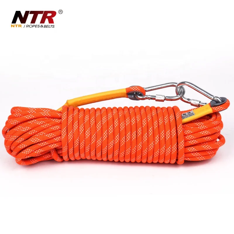 NTR polyester braided rope 8 plait outdoor climbing braided rope rescue rope