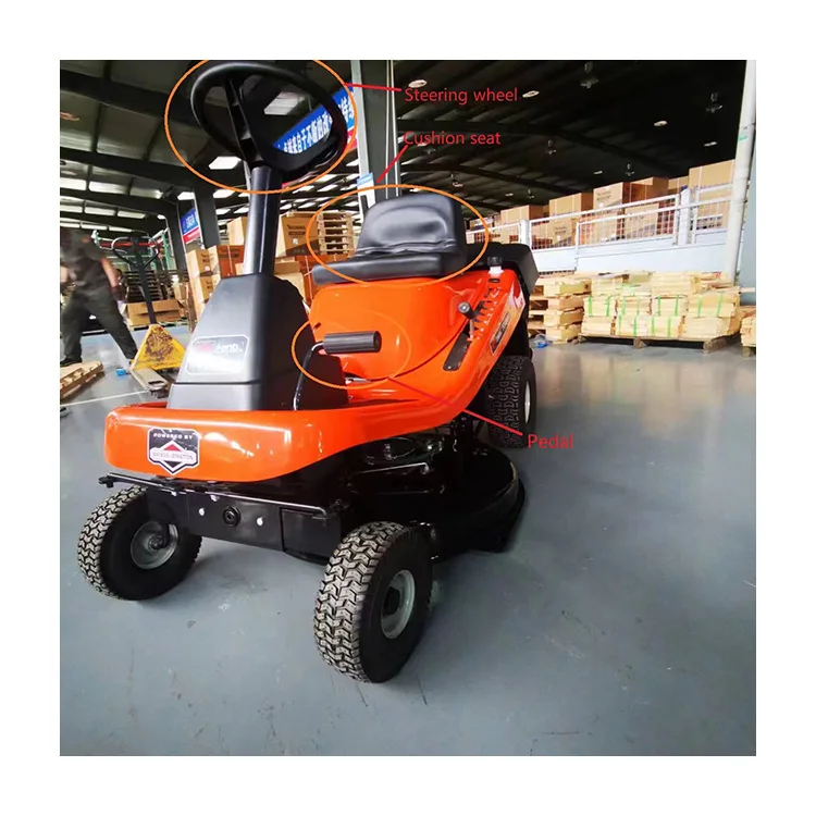 15 Horsepower Four-wheel Drive Vehicle Mounted Zero Turn Lawn Mower Small Diesel for Sale in the Factory