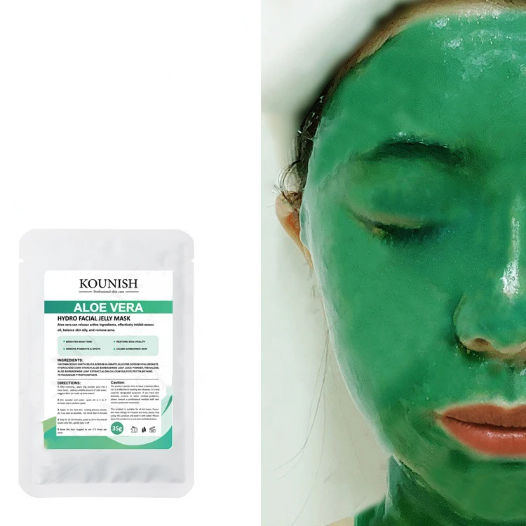 Wholesale Seaweed Powder Facial Mask Lightening Exfoliator Alginat Gold Mask Powder