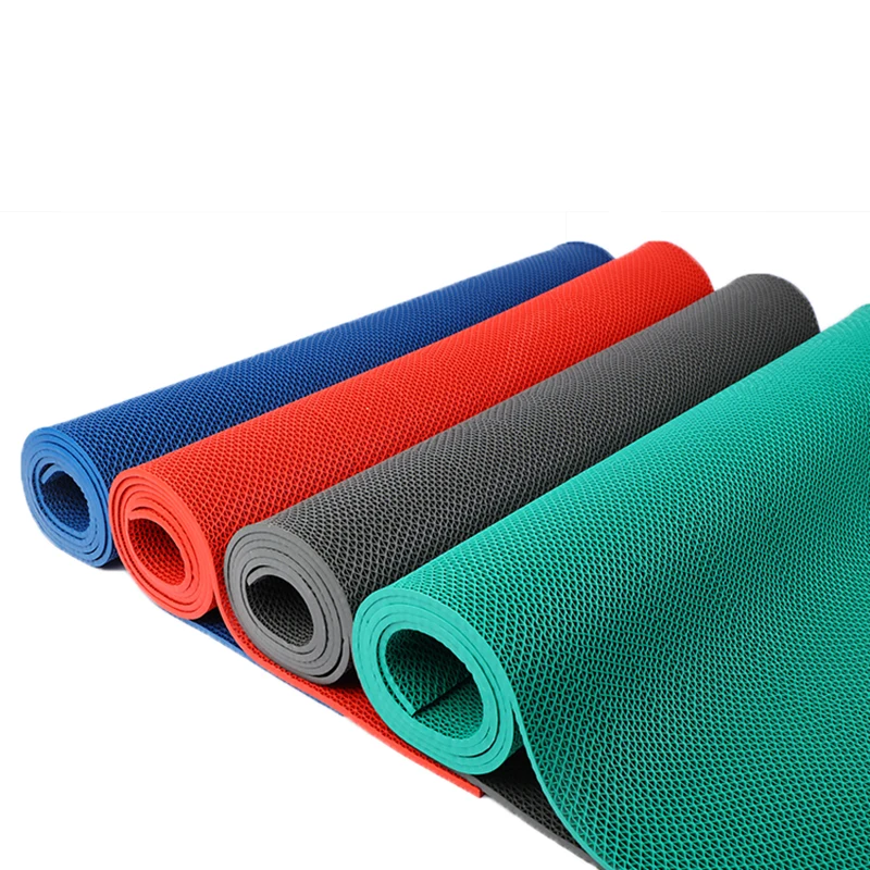 PVC S Hollow Mat PVC Mesh Mat Anti slip Swimming Pool S Mat