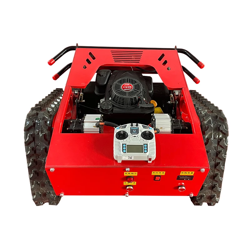 Home Use Mini Gasoline Remote Control Electric Battery Robot Lawn Mower Mini Automatic Crawler Lawn Mower