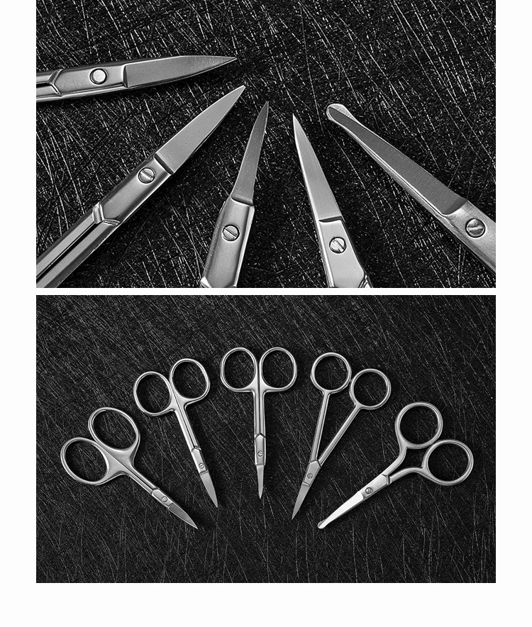 Eliter Hot Sell In Stock Stainless Steel Medical Nail Scissors Nail Scissors Russian Scissors Russian Cuticle