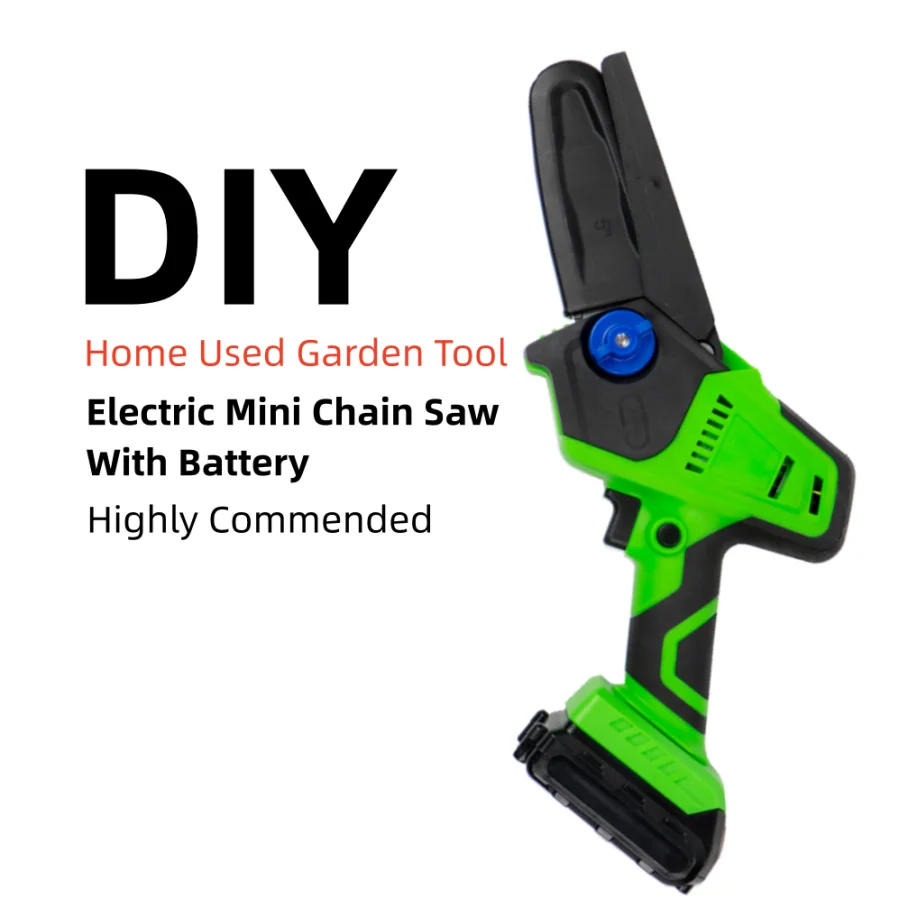 Whole Set Electric Chainsaw Handheld Electric Chain Saws Tree Wood Cutting Machine Cordless Electric Chainsaw Battery
