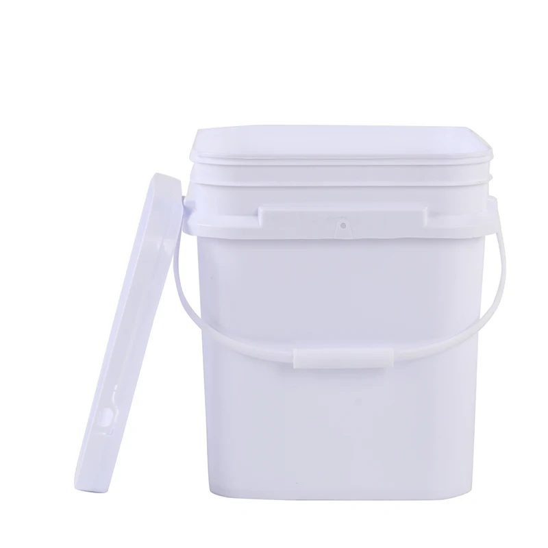 Explosive New Products 10L White Plastic Square Bucket For Food Package