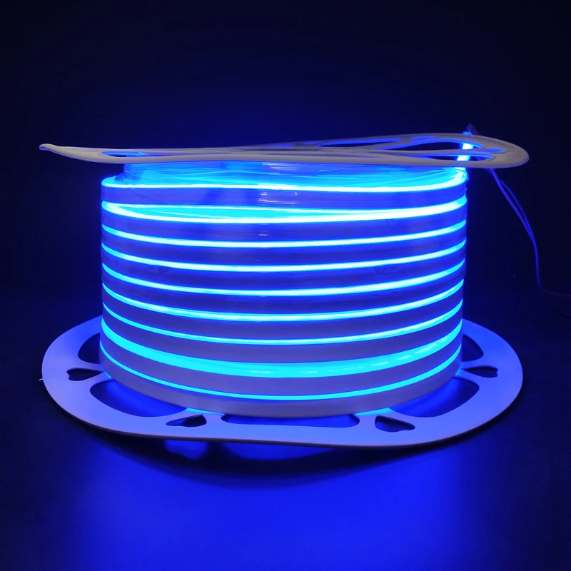 Waterproof IP65  2.5cm/cut Blue  neon light 6x12 12v neon flex LED neon strip Rope Light