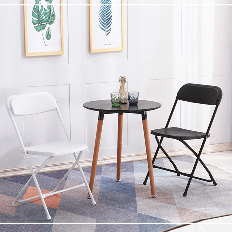 Factory Low Price Wholesale Garden Outdoor Foldable Chair Camping White Plastic Folding Chairs for Events