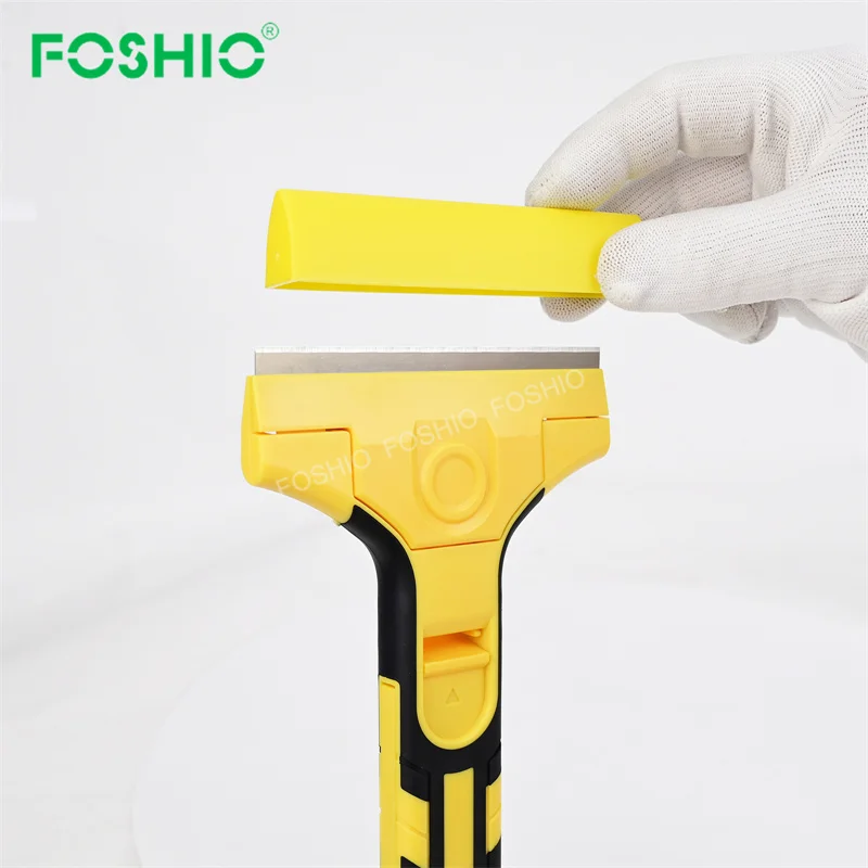 Foshio Design Wholesale Price  Razor Blade Scraper Tool Clean Paint Wallpaper Remover Cleaning Products Glass Scraper Tool