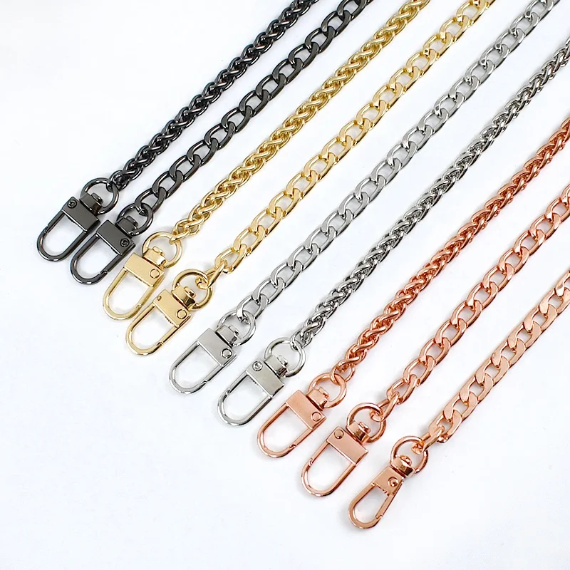 Deepeel F7-28 100cm Straight Zinc Alloy Chain Bag Hardware Accessories Replacement Decorative Crossbody Bag Shoulder Strap