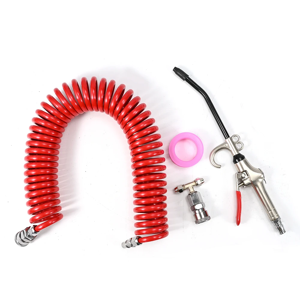 Heavy Duty Air Blow Tools Set Spray Gun Long Pneumatic PU Hose Duster Blow Air Gun with Hand Tool Dust Blowing