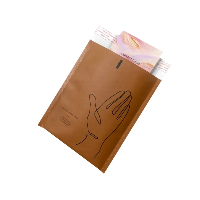 Waterproof  Padded Kraft Bubble Mailer Sending Express  Bubble Envelope  Shipping Bags For Jewelry Gift Packaging