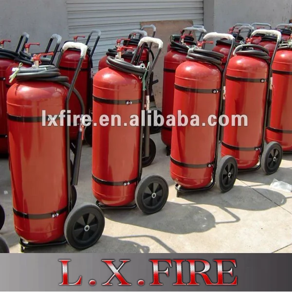 good wheeled 25kg abc dry powder fire extinguisher, cheap trolley 25kg DCP extinguisher