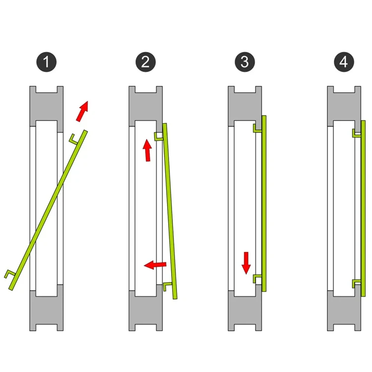 Customized Diy Aluminium Profile Mosquito Window Fixed Size Insect Screen Window