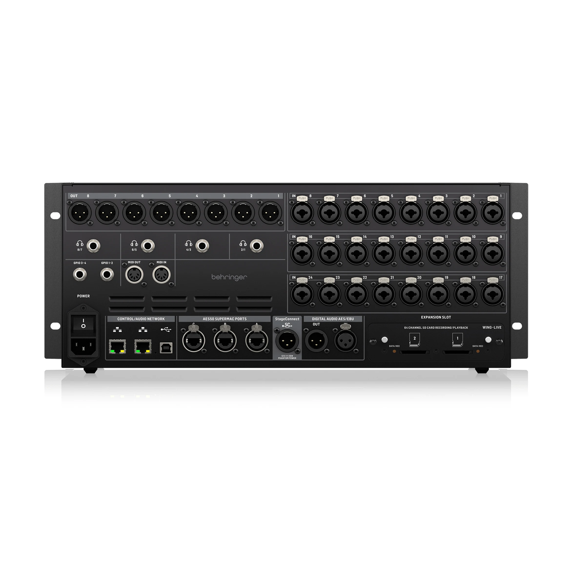 Behringer WING Rack 48-channel Digital Mixer