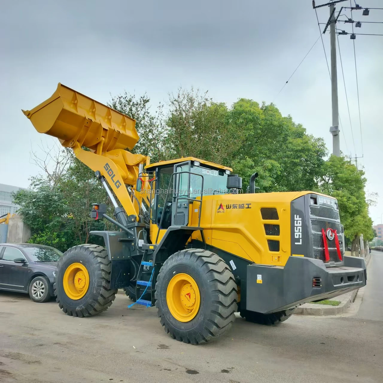 Горячий Подержанный SDLG 956F 956L 958F погрузчик строительной техники 5 тонн номинальной нагрузки фермы