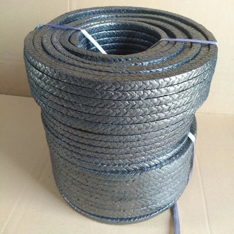 Cheap Price High Pressure Resistance  Gland Packing Black Ptfe Graphite Gland Packing