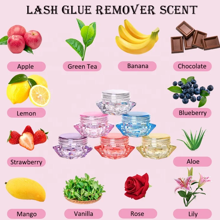 Private Label Professional Eyelash Extension Glue Remover 5g 10g 15g Lash Glue Remover