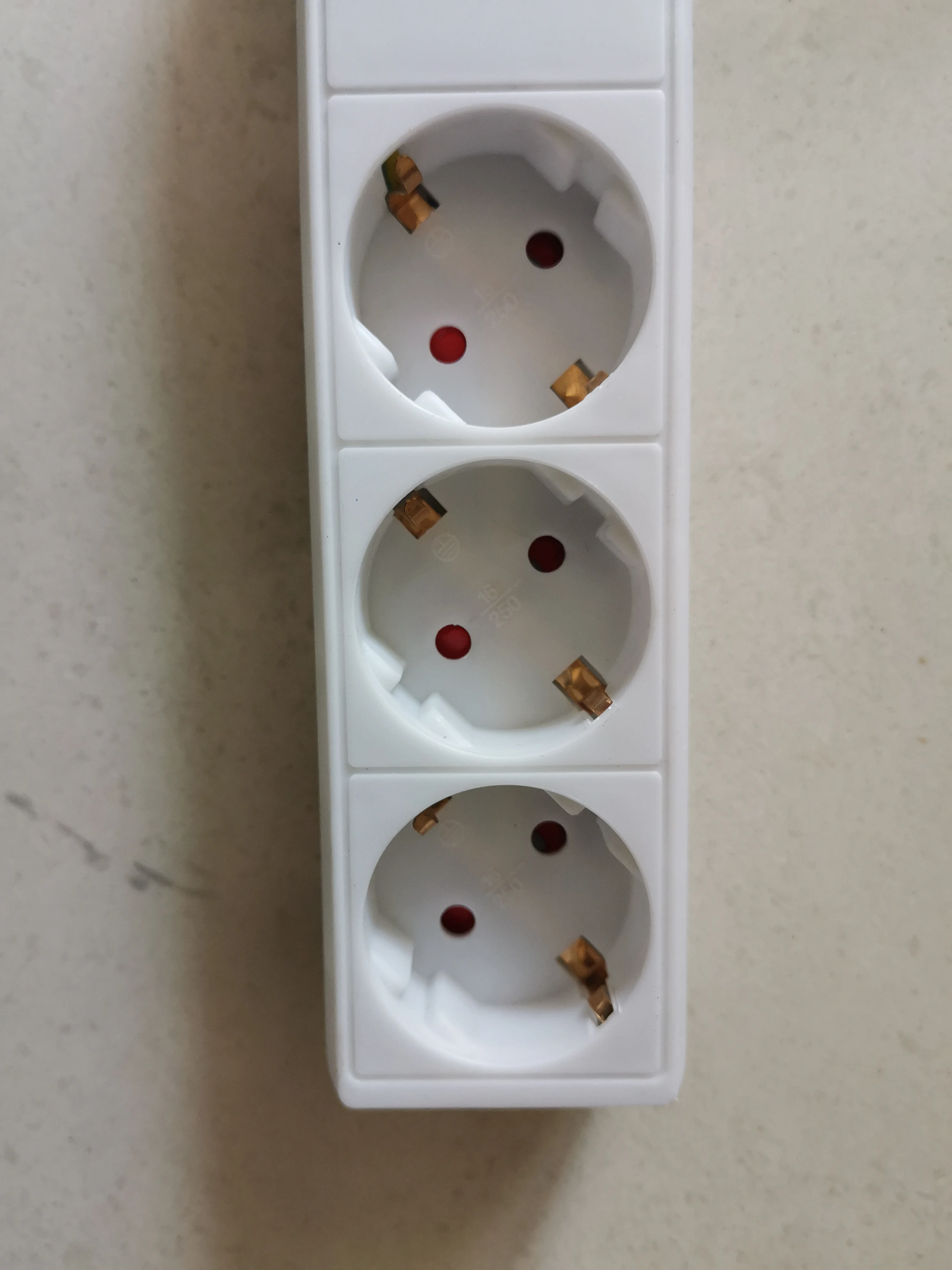 euro type plug with socket and usb/strip power supply