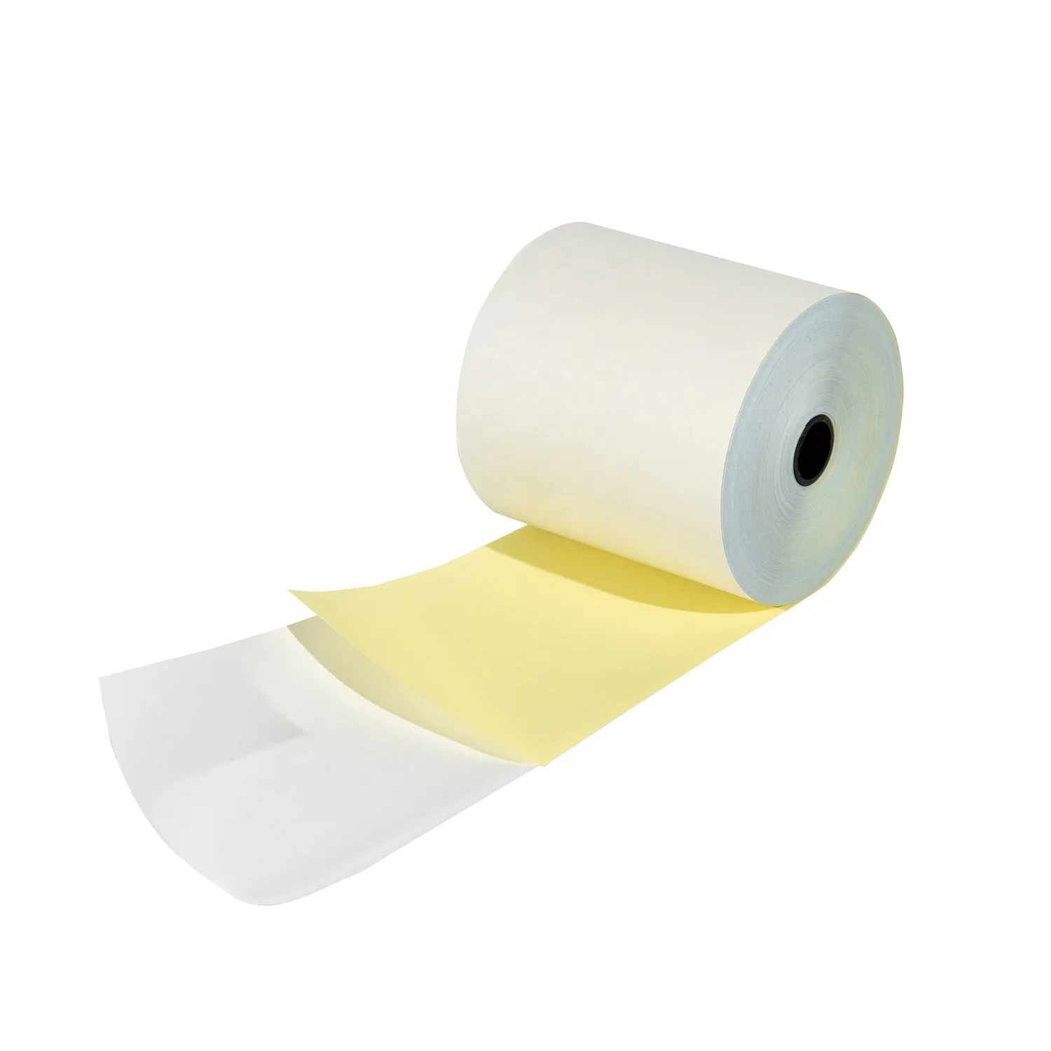 Print clearly pos paper 1*6plys ncr paper invoice receipt carbonless paper roll