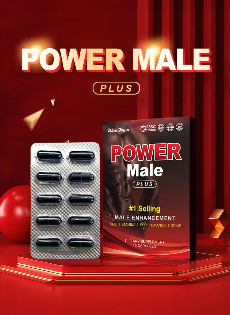 OEM Male capsules Chinese herbs naturals with ginseng Maca power Plus Pills dietary supplement Male power enhancement capsule