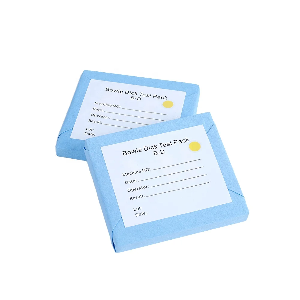 New custom cssd consumables class 2 steam sterilization autoclave integrity test bowie & dick test pack