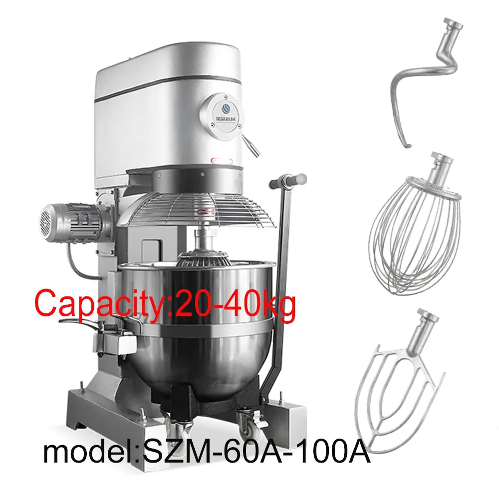 Xuzhong commercial 20L 30L 50L 60L 100L dough mixer 25kg 50kg 75 kg 100kg 125kg Bread Dough Mixer