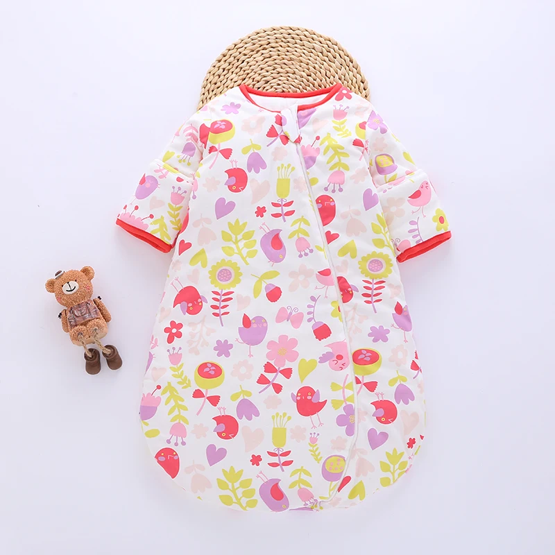  New autumn and winter 100% organic cotton new newborn stroller baby sleeping