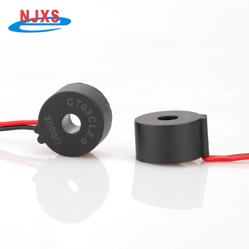 Mini High Precision Current Transformers 0~24A DL-CT03CL 1000/1 2000/1 Customized Cable Length Type CT AC Manufacture Price NJXS