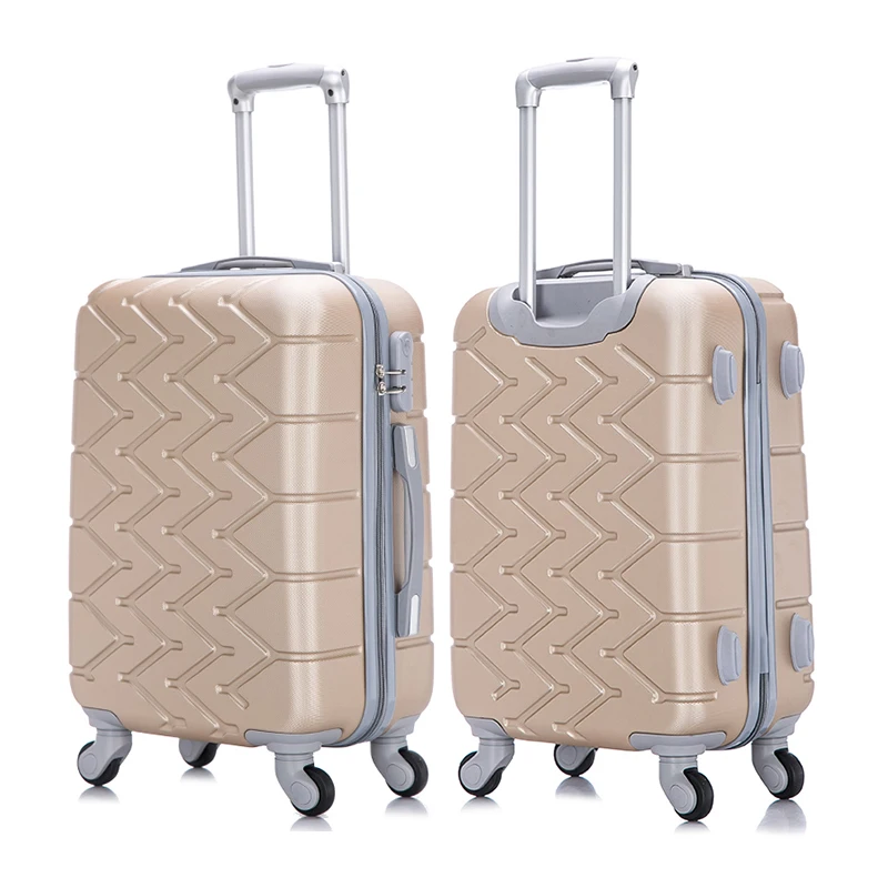 Men and Women Stype 3-Piece Set Combination Lock Travel ABS Trolley Luggage Bag