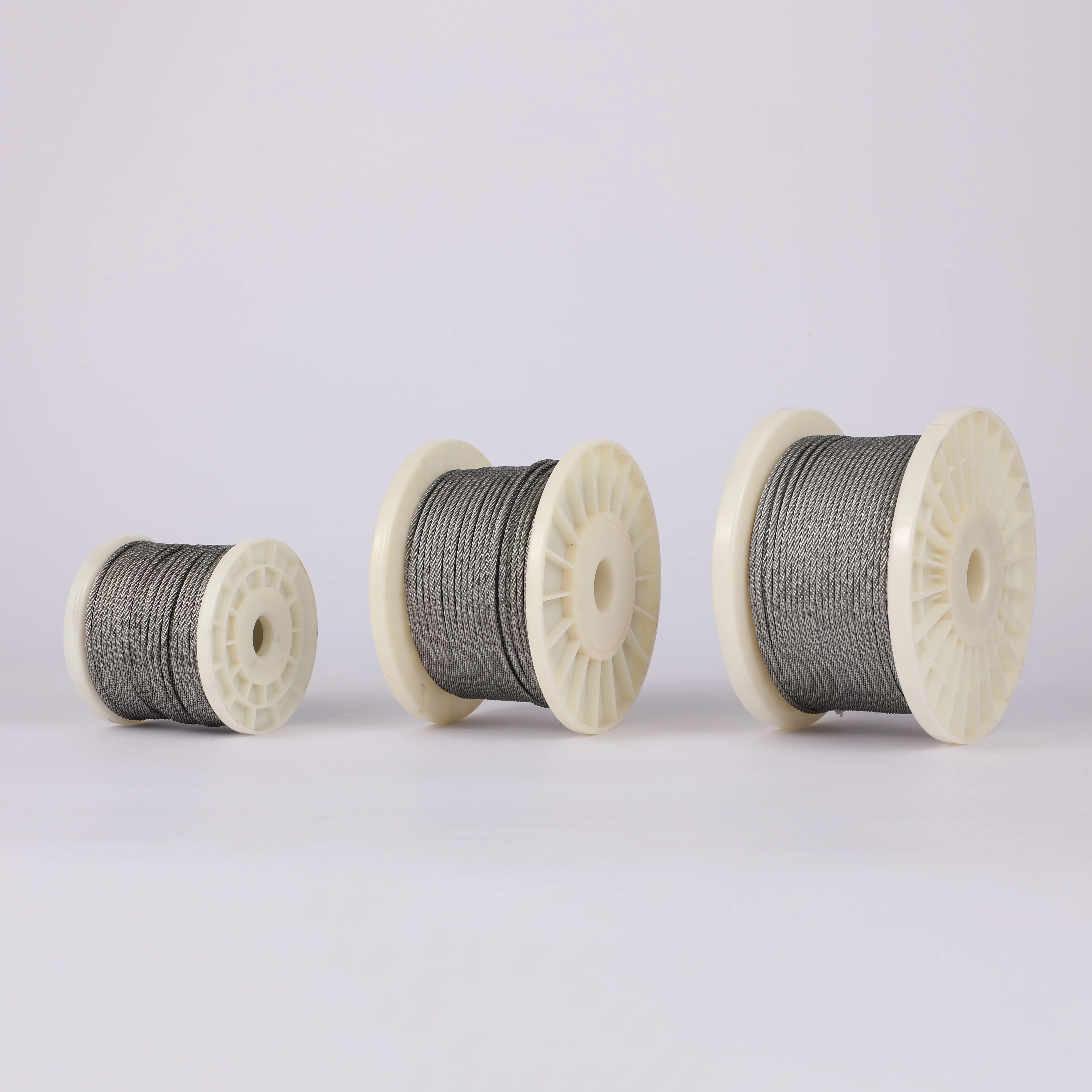 Проволочный Трос с виниловым покрытием, авиационный кабель, черный, нержавеющая сталь, наружный диаметр 3/16 дюйма, 6x6 плетеных жил, оцинкованный металл, натяжные провода