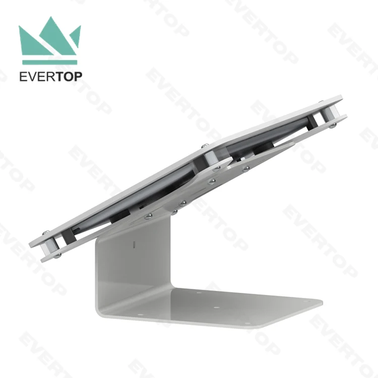 LST02-B Table POS Survey iPad Kiosk Enclosure Stand for Ipad air Pro 2020 Samsung Galaxy Tab A,Tab S2 Tablet Kiosk Display Stand