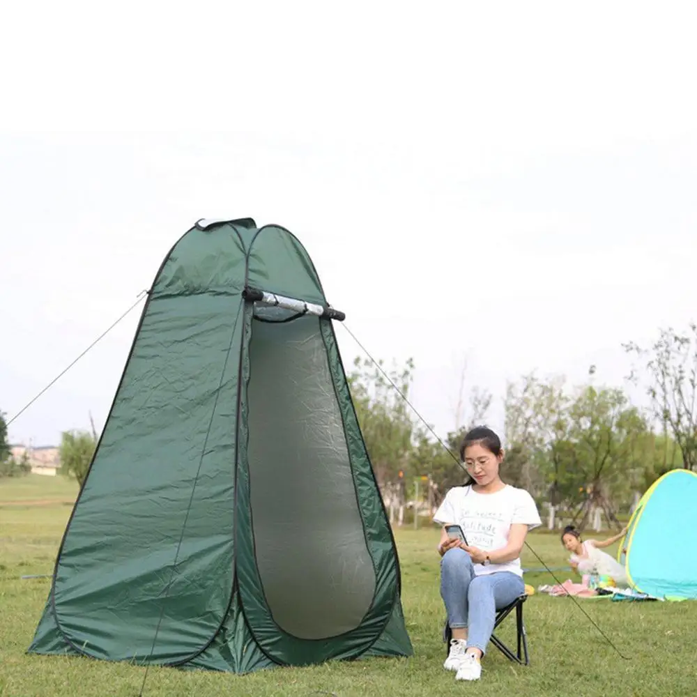 Portable Outdoor Pop Up Privacy Instant Shower Tent Camp Toilet Cheapest Camping Tent With Window Camping Shower Tent