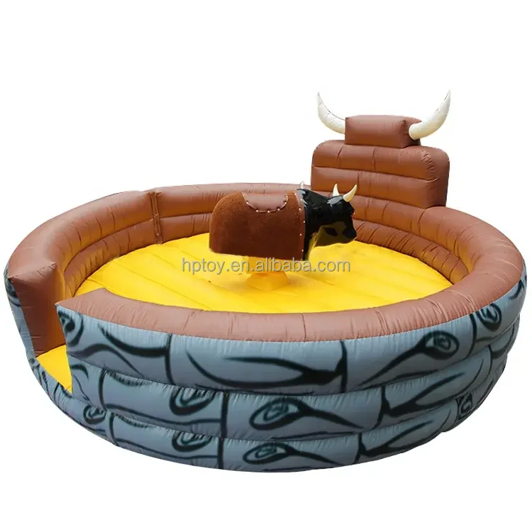 Inflatable mechanical bull riding toys for sale PVC inflatable rodeo bull machine for sale