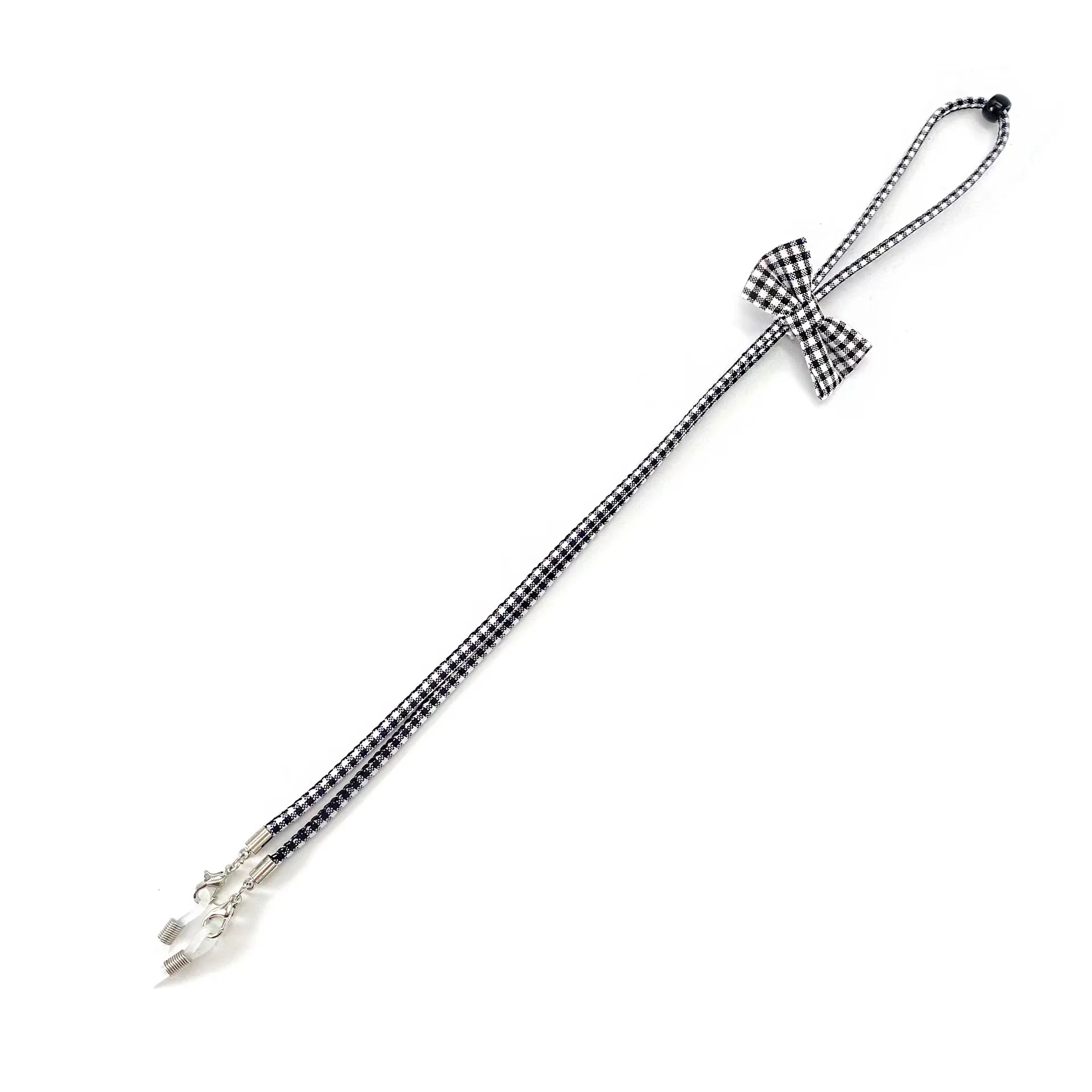 Детские регулируемые модные шнуры для очков из полиэстера, веревка для очков, держатель для очков с кнопкой