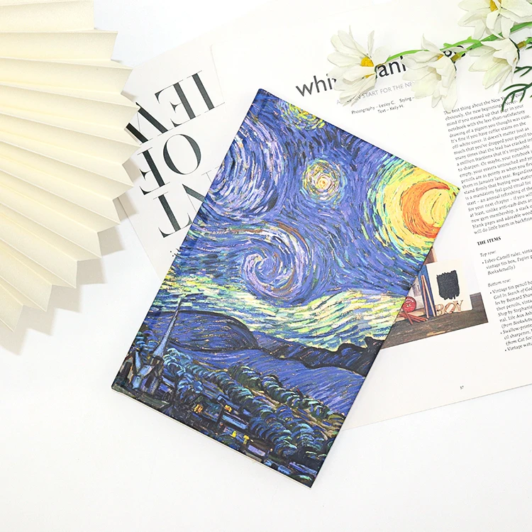 low moq custom student notebooks & writing pads hard-cover lamination A5 diary with custom logo