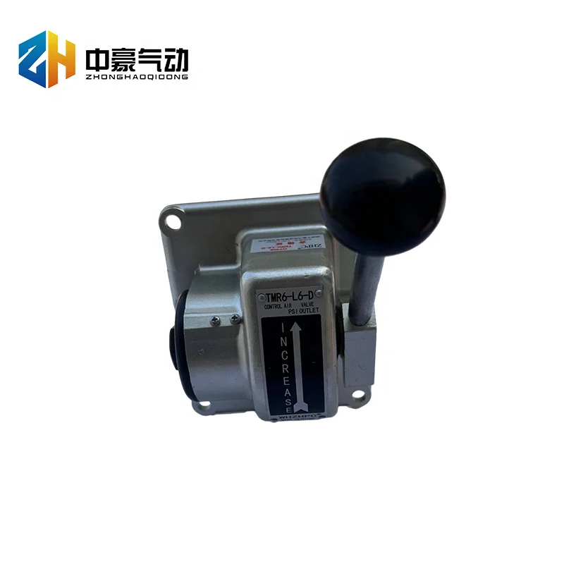 Positioning one-way handle regulator TMR6-L6-D pneumatic high-pressure two-position three-way directional master valve drilling