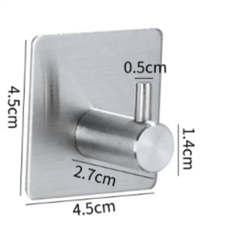 Hot sales Stainless steel hook single hook non-perforated Coat Rack Hook