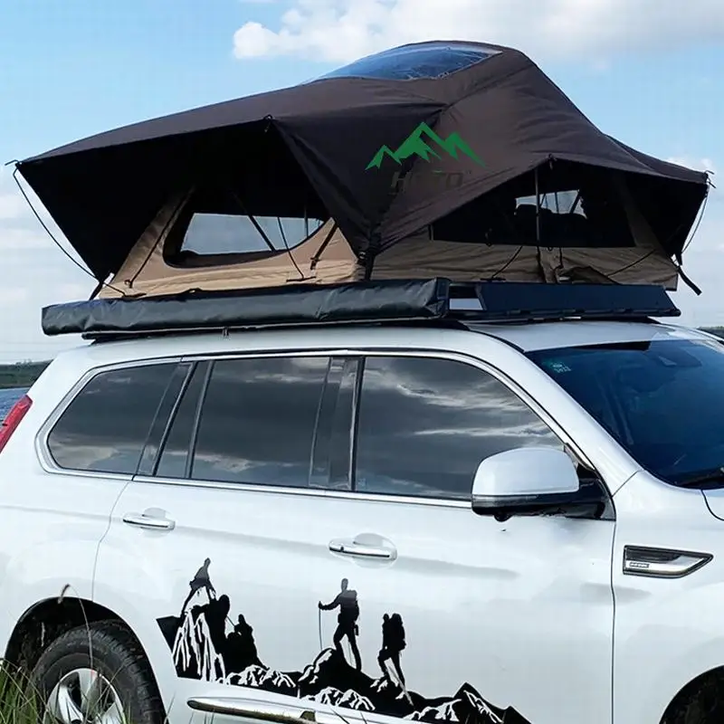 HOTO Hot sale Outdoor Waterproof Camping Roof Tent 4x4 off road SUV truck rooftop tents soft cover car roof tent