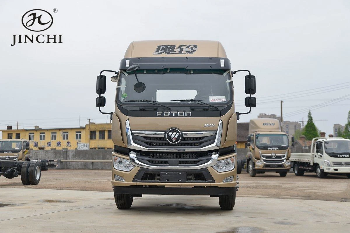 Foton OLLIN hornet chassis off road 4x2 truck chassis with 6.23L/4.5L displacement 6 cylinder Cummins engine delivery truck
