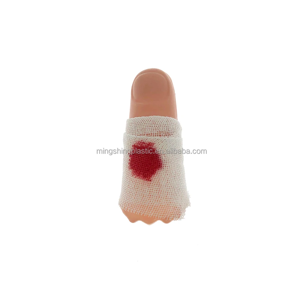 New Product Goodlooking Tricks EN71 BSCI Novelty Jokes Gag Gift Toys Hobbies Creepy Finger With Bandage