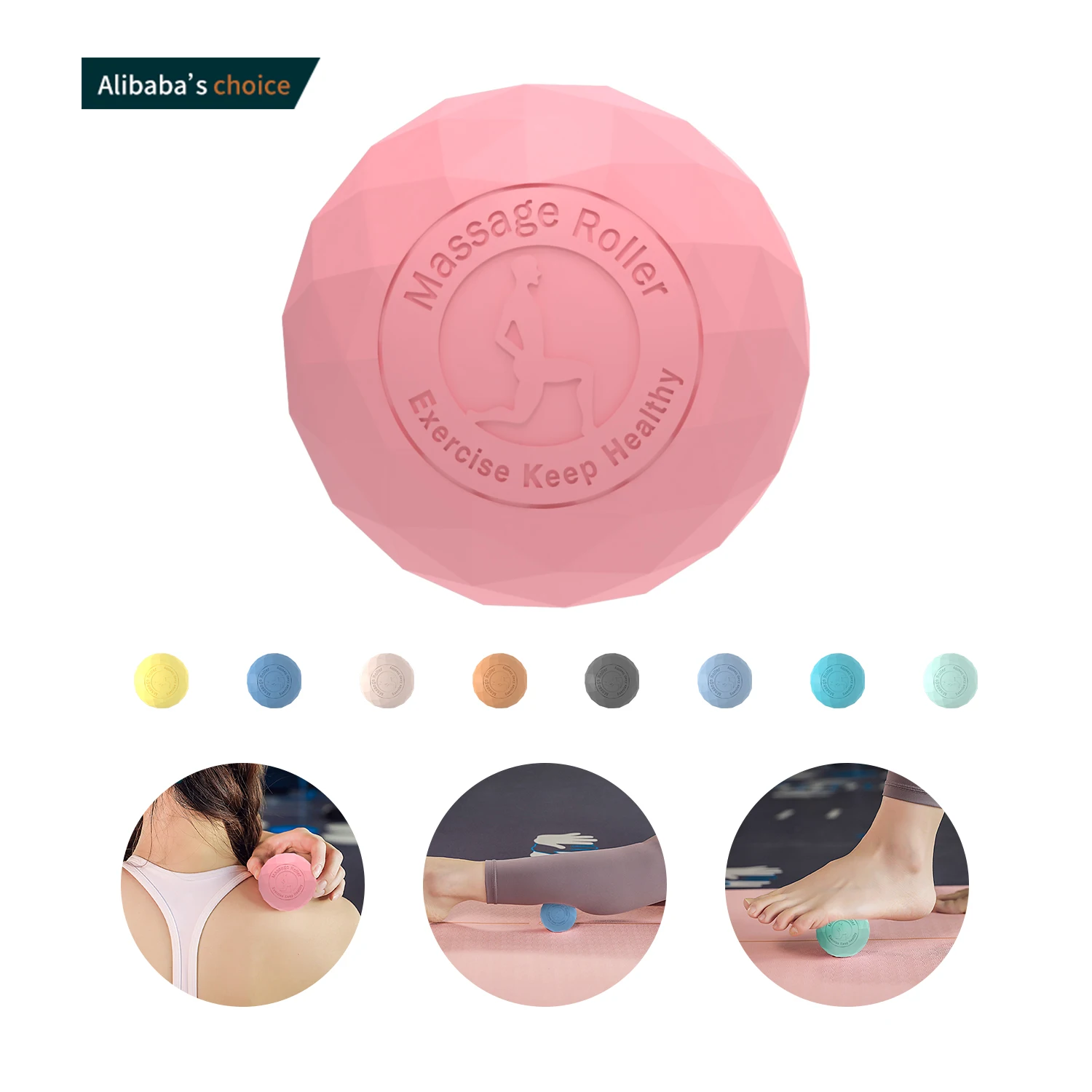Custom Lacrosse Balls Deep Therapy Massage Ball Silicone Lacrosse Ball