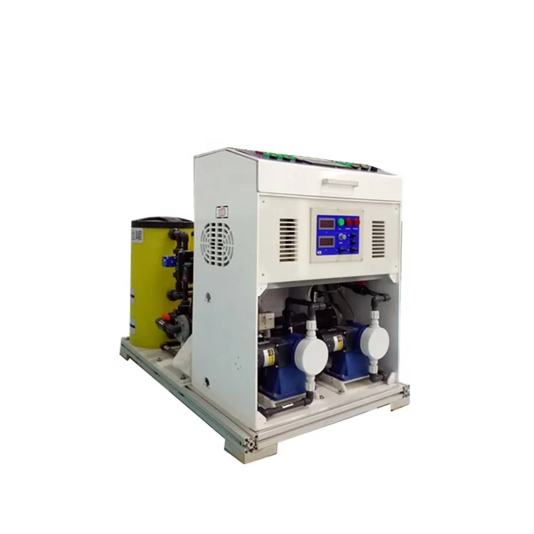 Salt water electrolysis 50g/h chlorine gas online generator