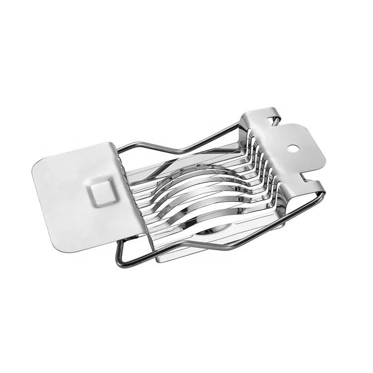 Wholesale Silver 430 Stainless Steel Egg Cutter Egg Slicer For Boiled Eggs