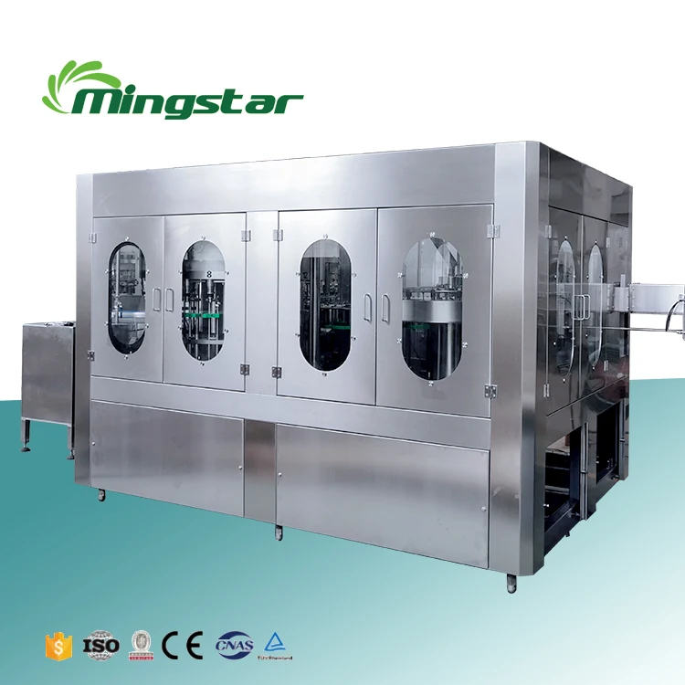 100-500ml semi automatic pure water washing filling capping machine and spare parts