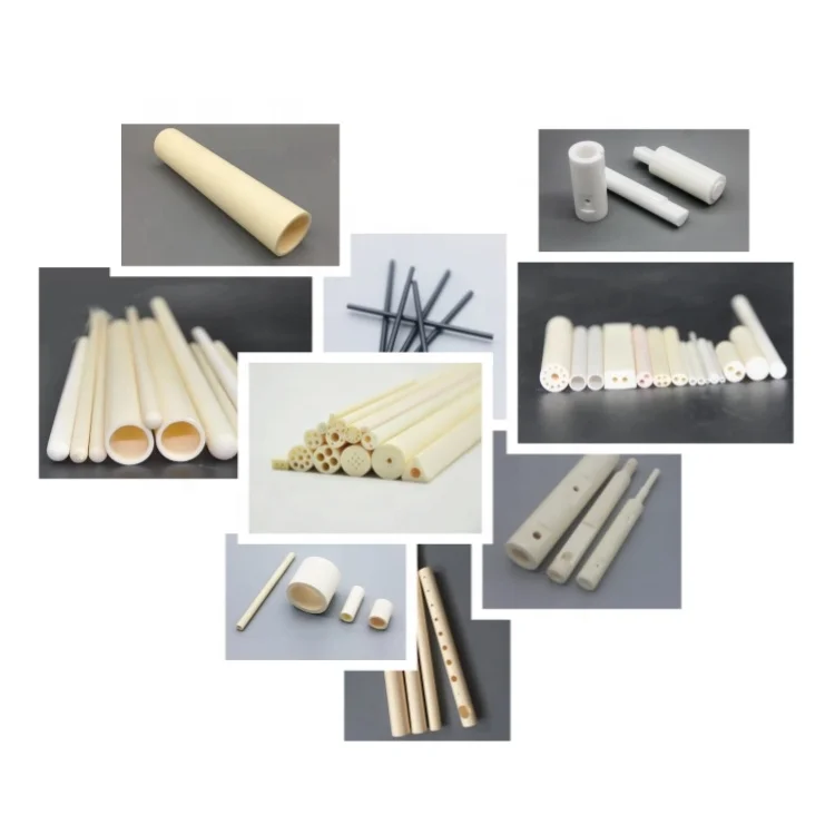 3X Ceramic Parts ODM OEM Rod Roller Pipe Pump CNC Machinable Silicon Nitride Carbide Zirconia Alumina Ceramic Tube id8mm.od15mm