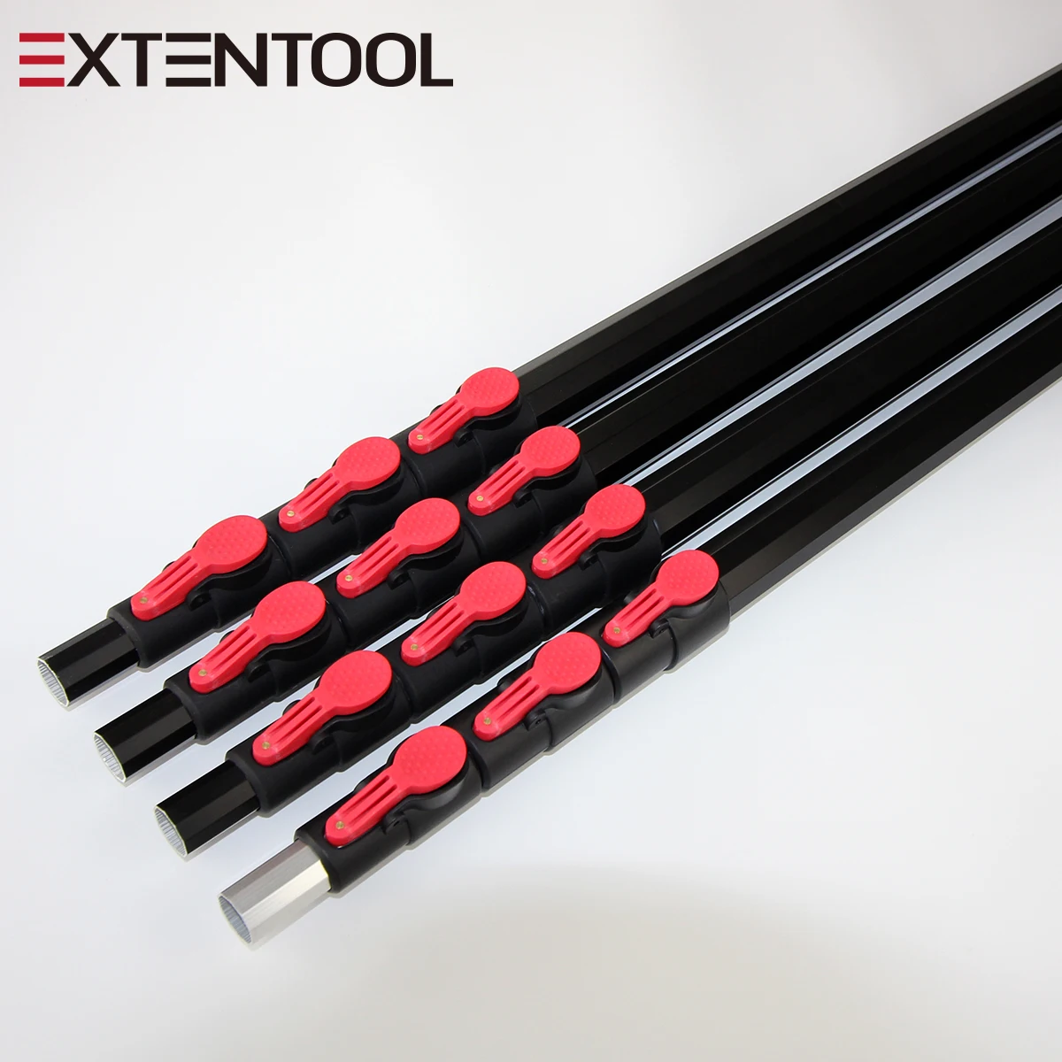 Extentool Алюминиевый телескопический стержень от производителя горячих продуктов кнопочный замок Профессиональный
