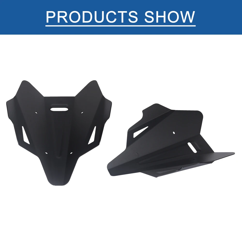 Fits For YAMAHA FZ07 MT07 MT-07 mt07 2021 2022 Motorcycle Black Windshield Windscreen Aluminum Kit Deflector Fairing Cover